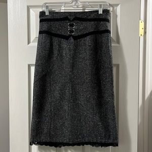 Worthinton grey skirt size 8 petite